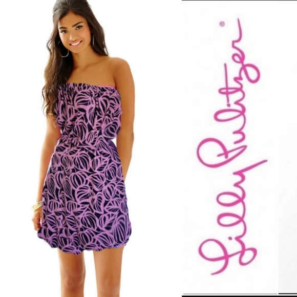 lilly pulitzer winson dress lilac leaf